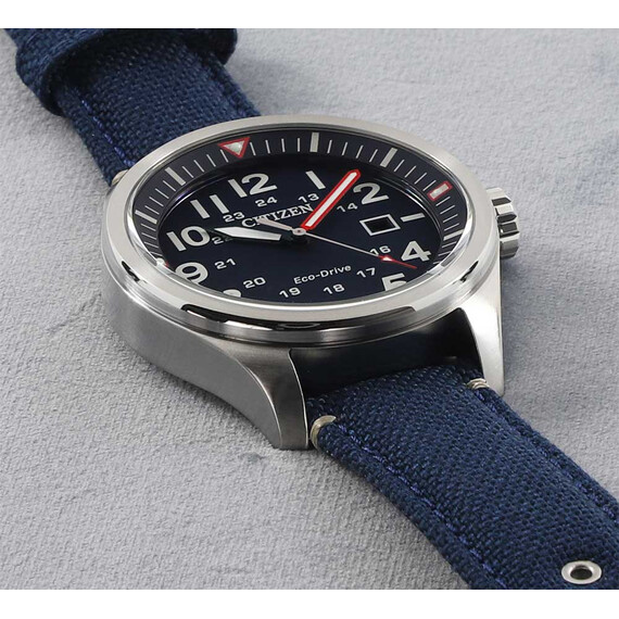 Pánské hodinky Citizen Military AW5000-16L, Verze: modrá , 3 image