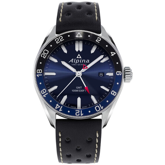 Pánské hodinky Alpina Alpiner Quartz GMT AL-247NB4E6, Verze: modrá 