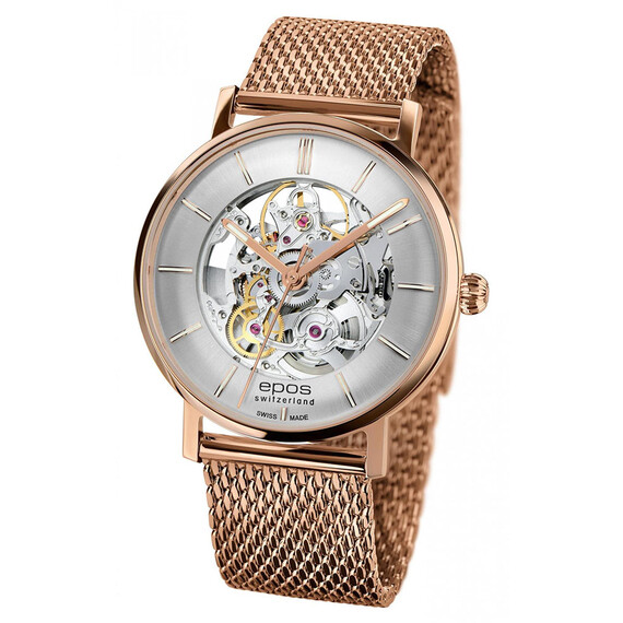 Pánské hodinky Epos 3437.135.24.18.34 Originale Retro Skeleton, Verze: růžové zlato , 2 image