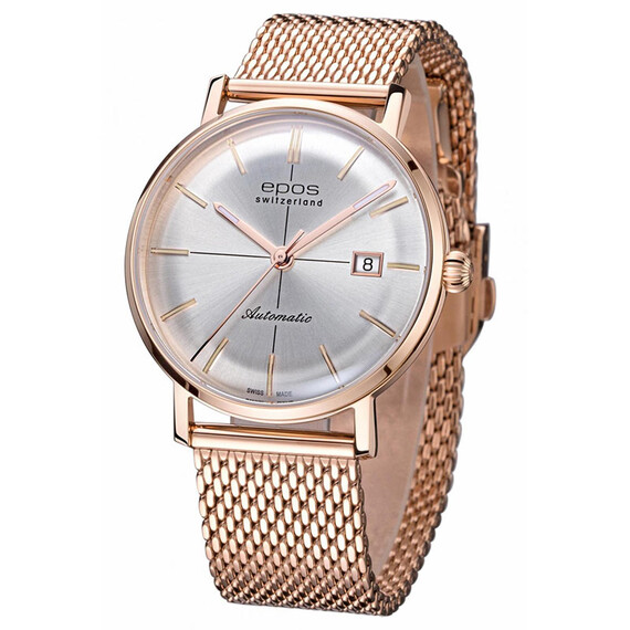 Pánské hodinky Epos Originale Retro 3437.132.24.18.34, Verze: stříbrná , 5 image