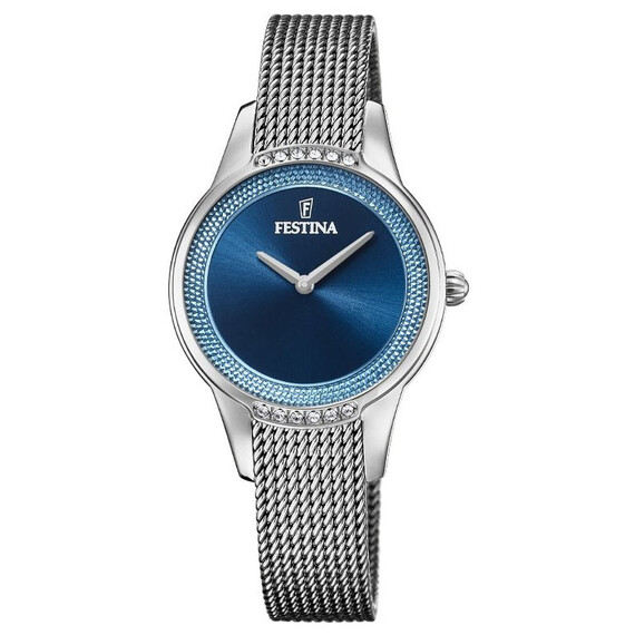 Dámské hodinky Festina Swarovski F20494/2, Verze: modrá 