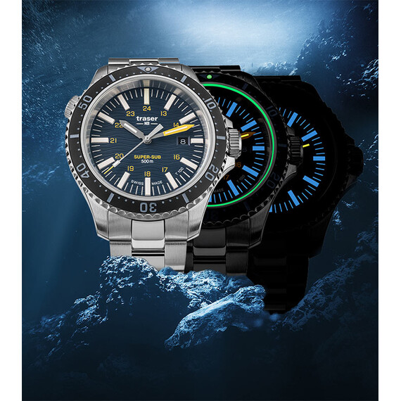 Pánské hodinky Traser P67 SuperSub T100 Blue 109372, Verze: modrá3 , 3 image