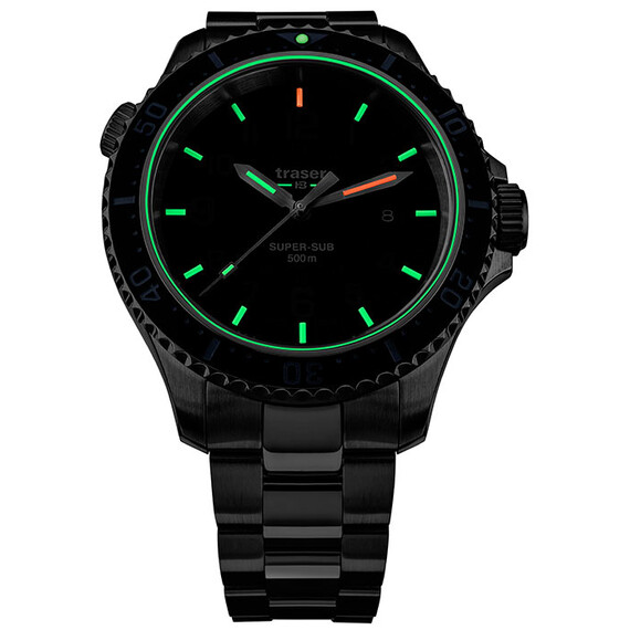 Pánské hodinky Traser P67 SuperSub Black 109376 SET, Verze: černá , 11 image