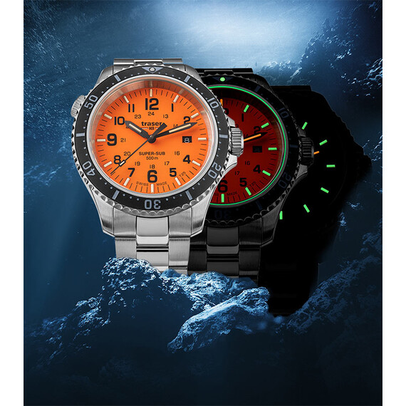 Pánské hodinky Traser P67 SuperSub Orange 109379 SET, Verze: oranžová , 5 image