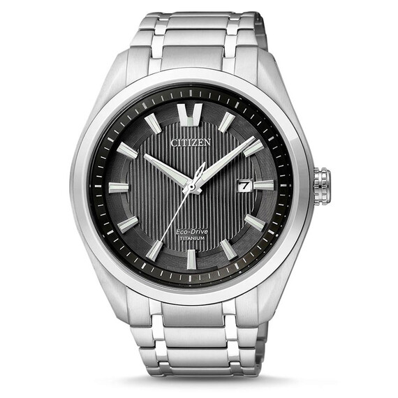 Pánské hodinky Citizen Titanium AW1240-57E, Verze: černá 