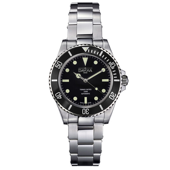 Pánské hodinky Davosa Ternos Sixties 161.525.50S, Verze: černá2 