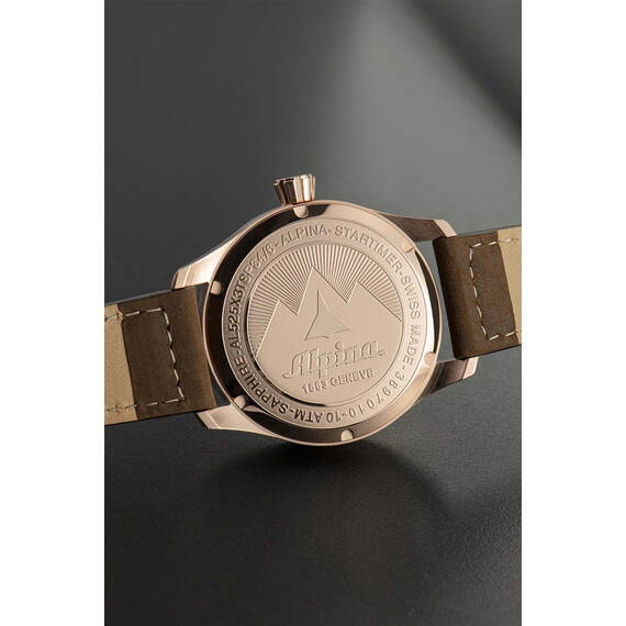 Pánské hodinky Alpina Startimer Pilot Automatic AL-525G3S4, Verze: růžové zlato2 , 5 image