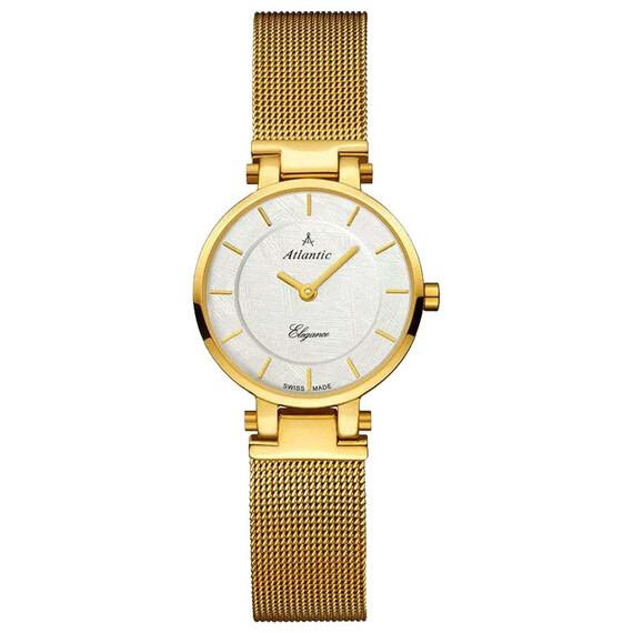 Dámské hodinky Atlantic Elegance 29035.45.21, Verze: žluté zlato 