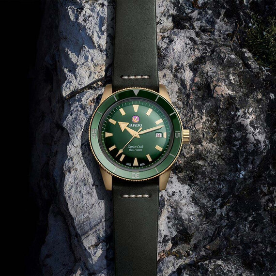 Pánské hodinky Rado Captain Cook R32504315 Bronze, Verze: zelená , 8 image