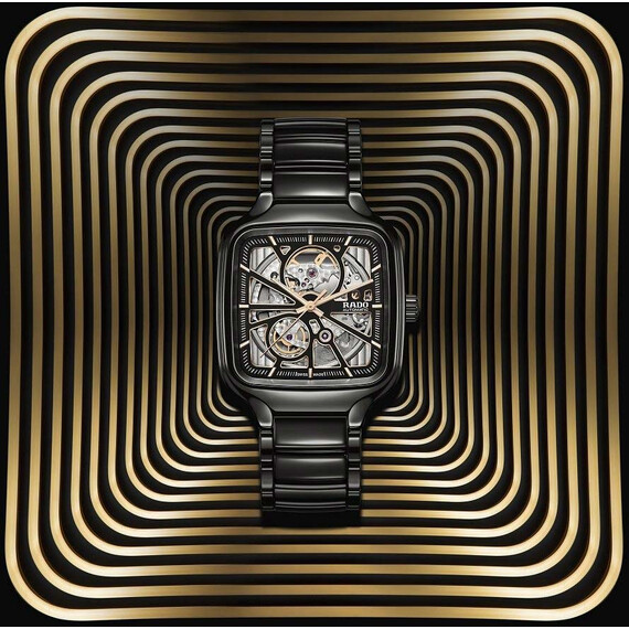 Hodinky Rado True Square Automatic Open Heart R27086162, Verze: černá , 2 image