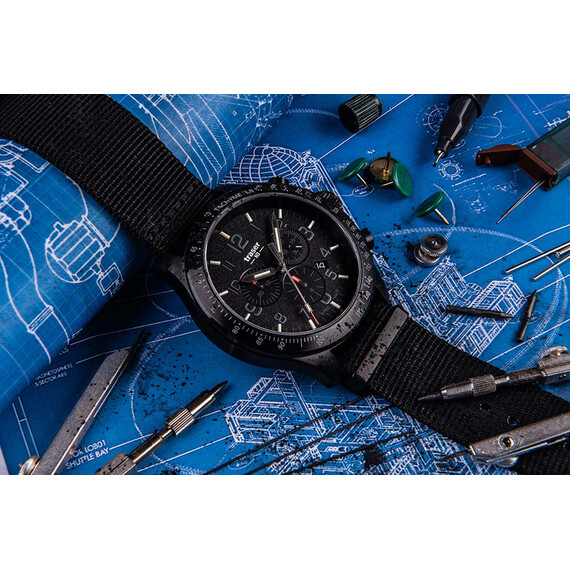 Pánské hodinky Traser P67 Officer Pro Chronograph Black 109465, Verze: černá , 7 image