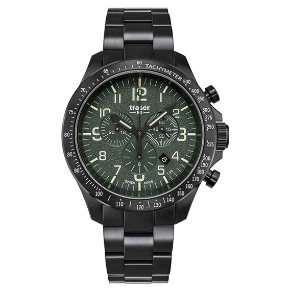 Pánské hodinky Traser P67 Officer Pro Chronograph Green 109464, Verze: zelená2 
