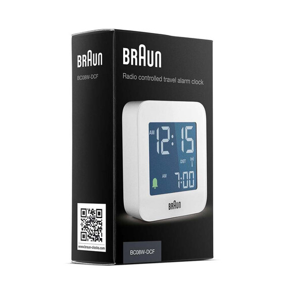 Budík Braun Radio Controlled BC08W-DCF, Verze: bílá , 7 image
