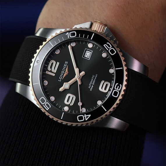 Pánské hodinky Longines HydroConquest Automatic L3.781.3.58.9, Verze: černá , 8 image