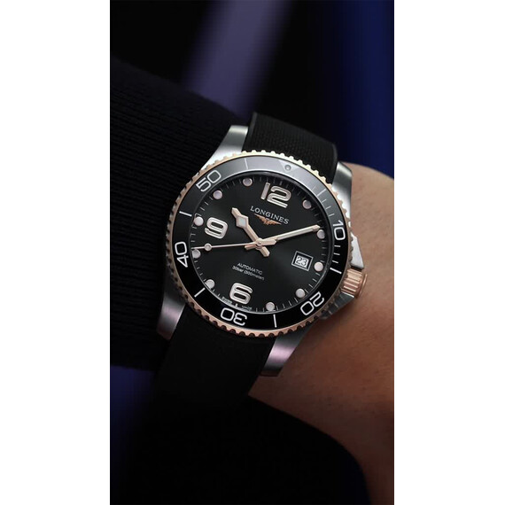 Pánské hodinky Longines HydroConquest Automatic L3.781.3.58.9, Verze: černá , 9 image