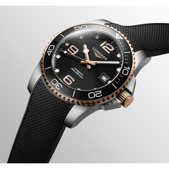 Pánské hodinky Longines HydroConquest Automatic L3.781.3.58.9, Verze: černá , 4 image