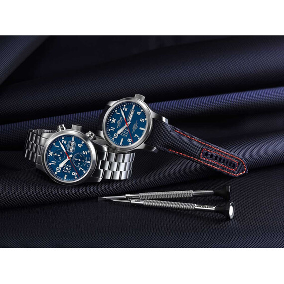 Pánské hodinky Fortis Aeromaster PC-7 TEAM Edition Day-Date F4020010, Verze: modrá , 11 image