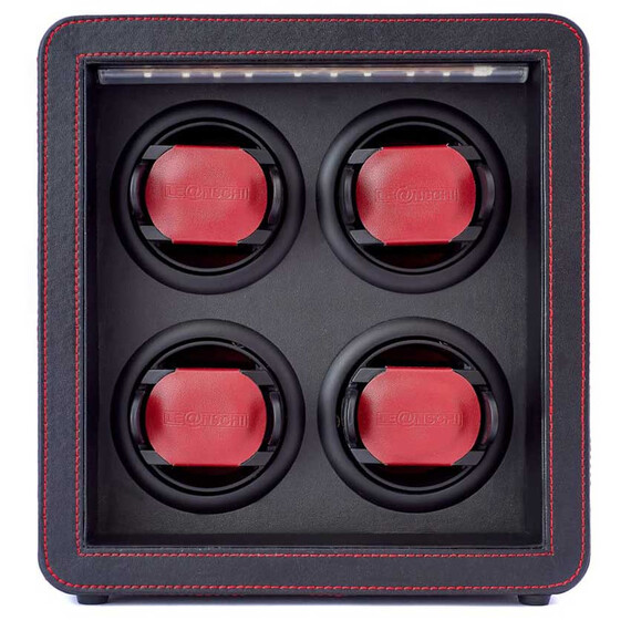 Natahovač pro 4 hodinek Leanschi WM04-BRED, Verze: černá2 