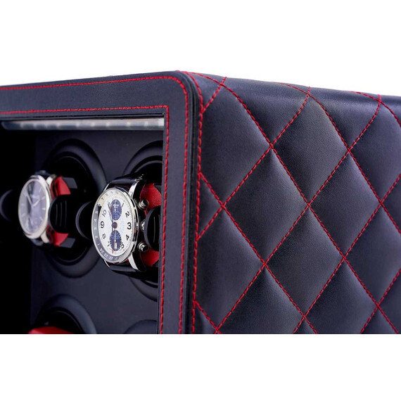 Natahovač pro 4 hodinek Leanschi WM04-BRED, Verze: černá2 , 5 image