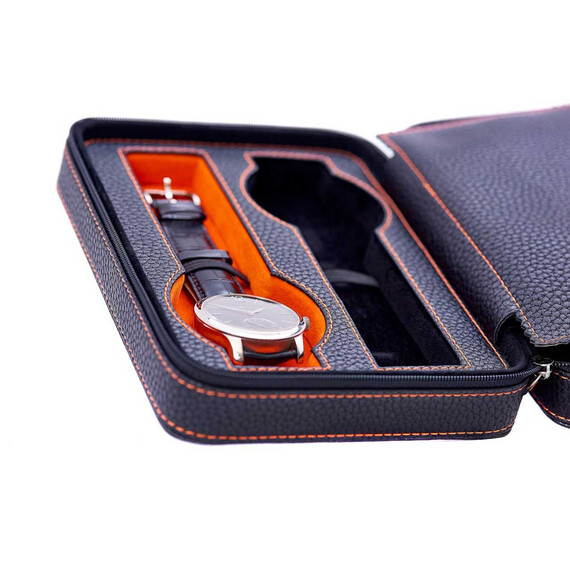 Pouzdro na 4 hodinky Leanschi WPO4-BLAK, Verze: černá , 5 image