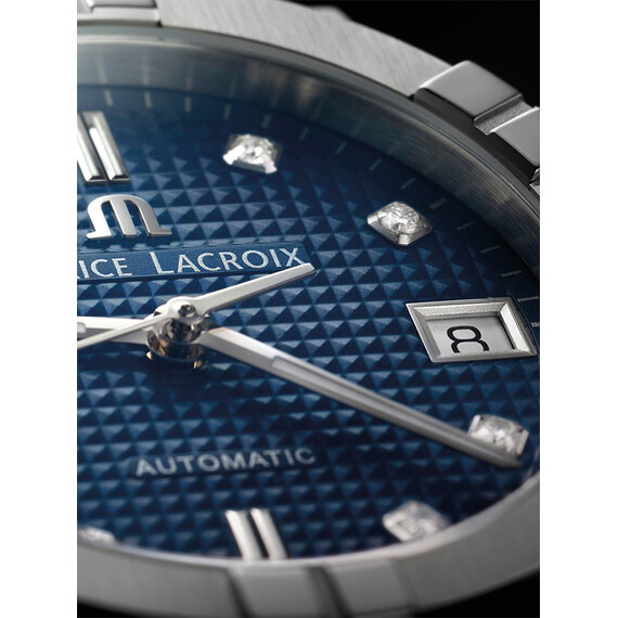 Dámské hodinky Maurice Lacroix Aikon Automatic Ladies 35 mm AI6006-SS002-450-2, Verze: modrá , 3 image