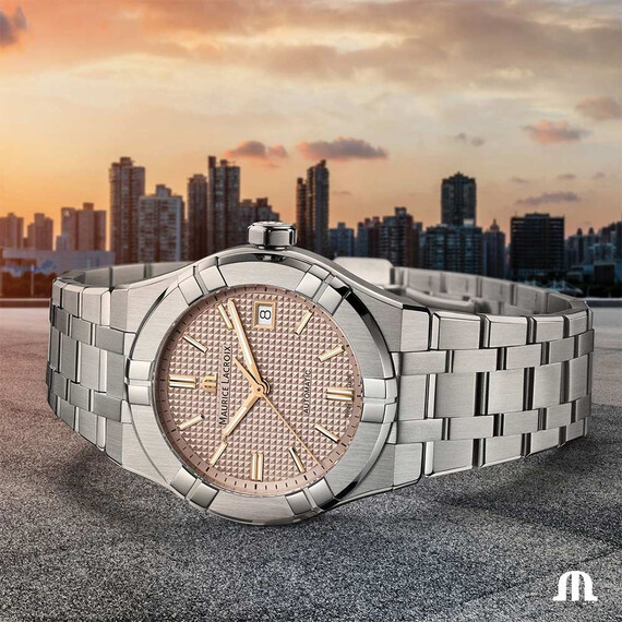 Pánské hodinky Maurice Lacroix Aikon Automatic 39 mm AI6007-SS002-731-1, Verze: růžové zlato , 3 image