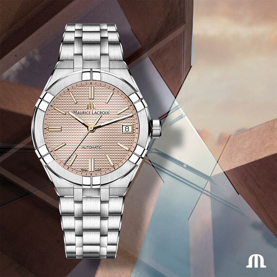 Pánské hodinky Maurice Lacroix Aikon Automatic 39 mm AI6007-SS002-731-1, Verze: růžové zlato , 2 image