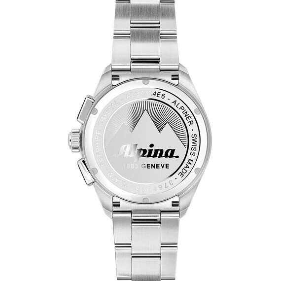 Pánské hodinky Alpina Alpiner Quartz Chronograph AL-373BS4E6B, Verze: černá2 , 4 image