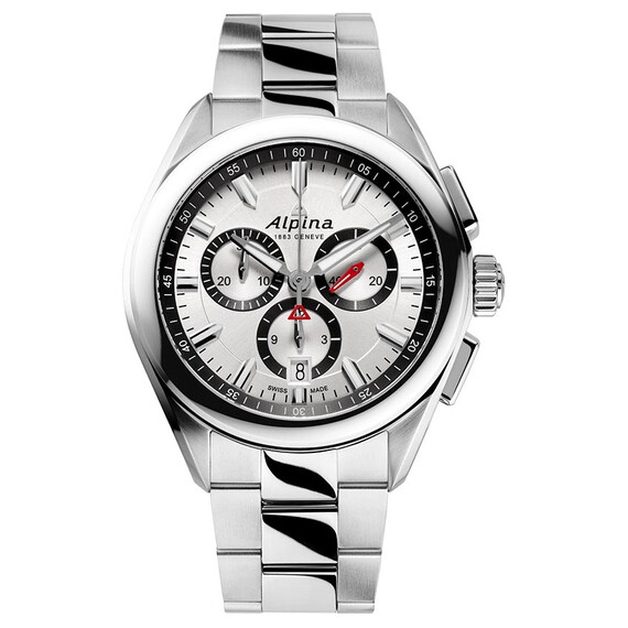 Pánské hodinky Alpina Alpiner Quartz Chronograph AL-373SB4E6B, Verze: stříbrná 