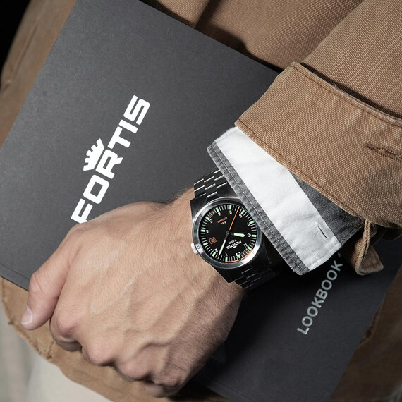 Pánské hodinky Fortis Flieger F-41 Automatic F4220008, Verze: černá3 , 2 image