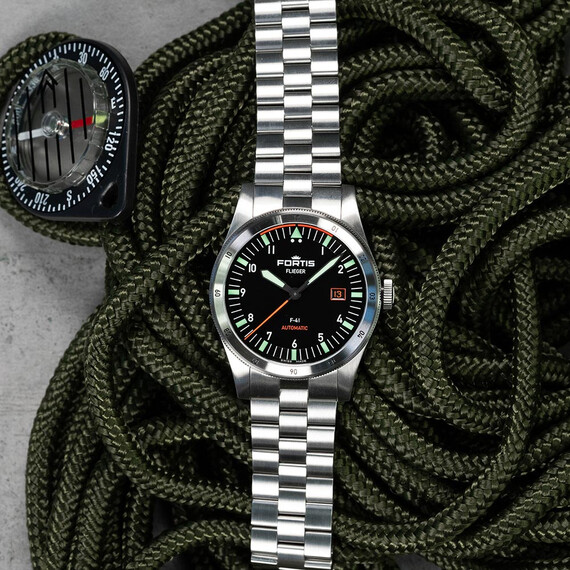 Pánské hodinky Fortis Flieger F-41 Automatic F4220008, Verze: černá3 , 3 image