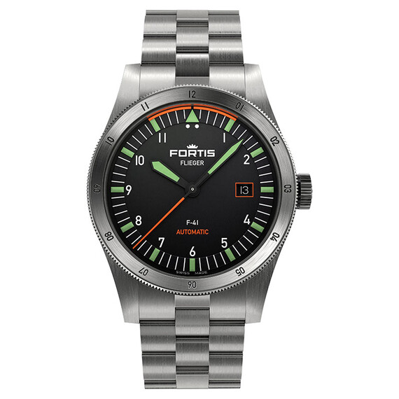 Pánské hodinky Fortis Flieger F-41 Automatic F4220008, Verze: černá3 