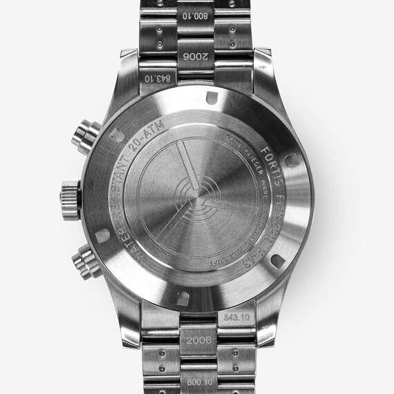 Pánské hodinky Fortis Flieger F-43 Bicompax F4240004, Verze: stříbrná2 , 28 image