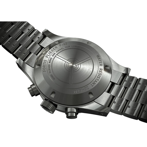 Pánské hodinky Fortis Flieger F-43 Bicompax F4240004, Verze: stříbrná2 , 24 image