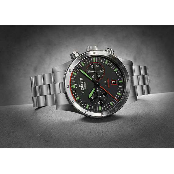 Pánské hodinky Fortis Flieger F-43 Bicompax F4240004, Verze: stříbrná2 , 20 image