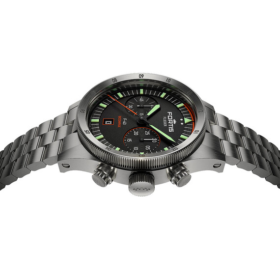 Pánské hodinky Fortis Flieger F-43 Bicompax F4240004, Verze: stříbrná2 , 22 image