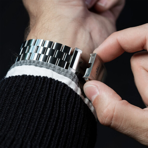 Pánské hodinky Fortis Flieger F-43 Bicompax F4240004, Verze: stříbrná2 , 13 image