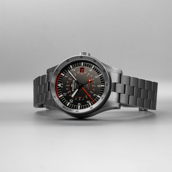 Pánské hodinky Fortis Flieger F-43 Triple-GMT F4260000, Verze: černá , 27 image