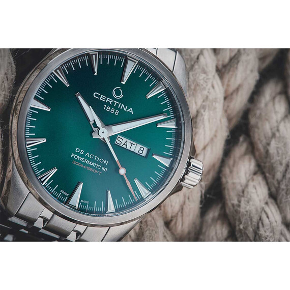 Pánské hodinky Certina DS Action C032.430.11.091.00 Big Date Powermatic 80, Verze: zelená , 6 image