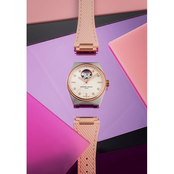 Dámské hodinky Frederique Constant Highlife Ladies Automatic Heart Beat FC-310VD2NH2B, Verze: růžové zlato , 6 image