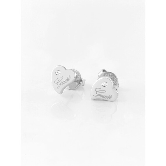 Náušnice Guess Queen Of Heart UBE79015, Verze: stříbrná , 2 image