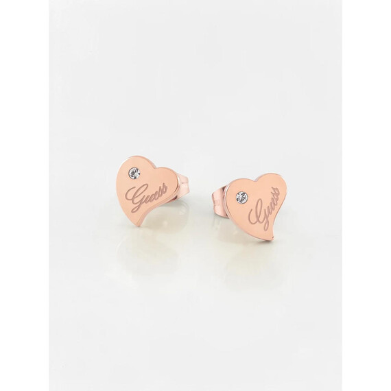 Náušnice Guess Queen Of Heart UBE79017, Verze: růžové zlato , 2 image