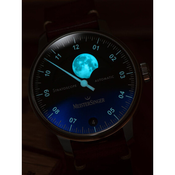 Pánské hodinky MeisterSinger Stratoscope ST982, Verze: modrá , 3 image