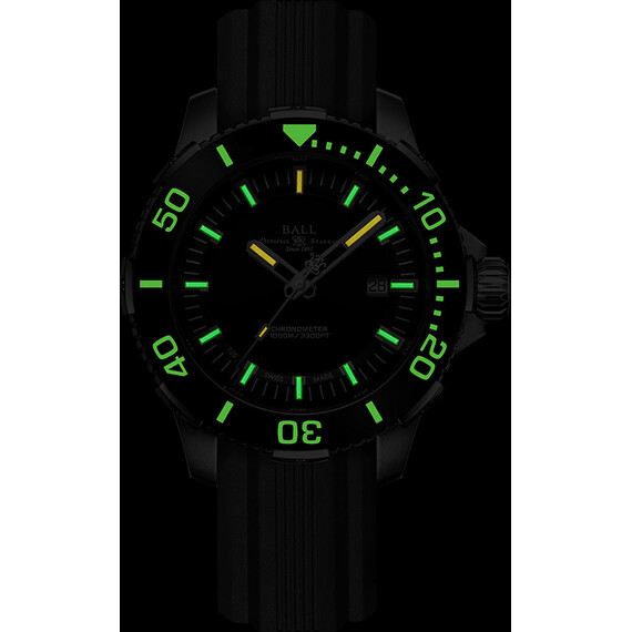 Pánské hodinky Ball Engineer Hydrocarbon DeepQUEST Ceramic DM3002A-P3CJ-BK, Verze: černá , 3 image