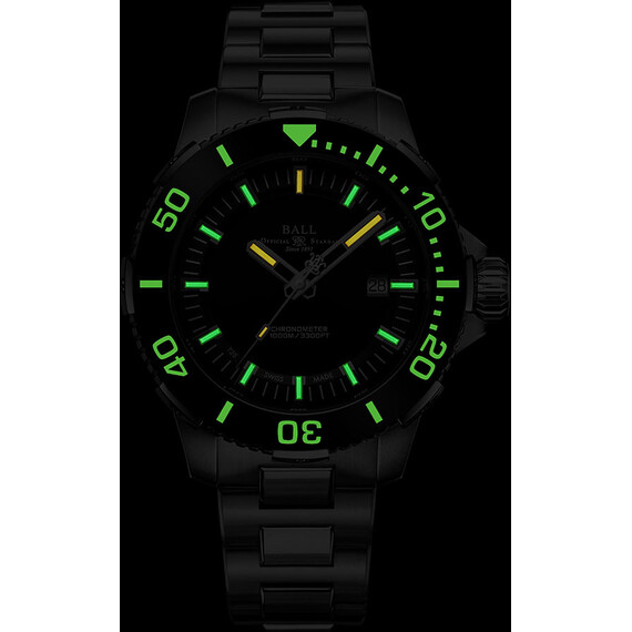 Pánské hodinky Ball Engineer Hydrocarbon DeepQUEST Ceramic DM3002A-S4CJ-GR, Verze: zelená , 3 image