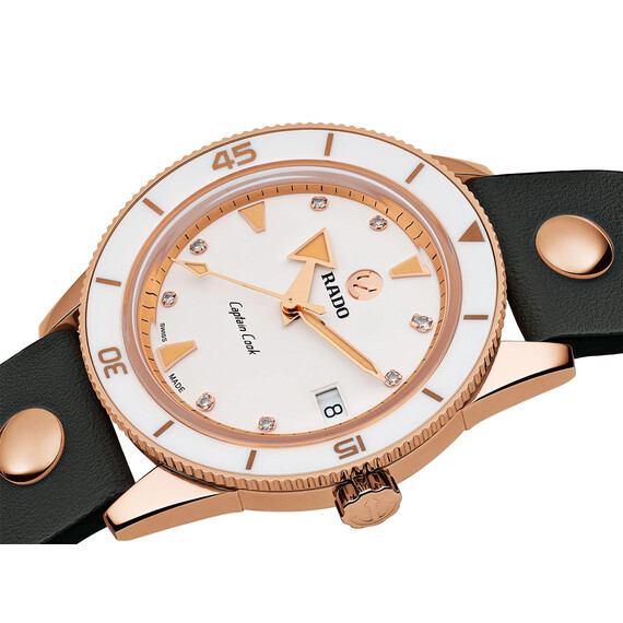 Dámské hodinky Rado Captain Cook Marina Hoermanseder R32139708, Verze: růžové zlato , 5 image