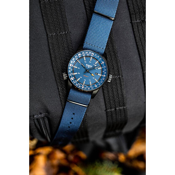 Pánské hodinky Traser P68 Pathfinder GMT Blue 109034, Verze: modrá , 18 image