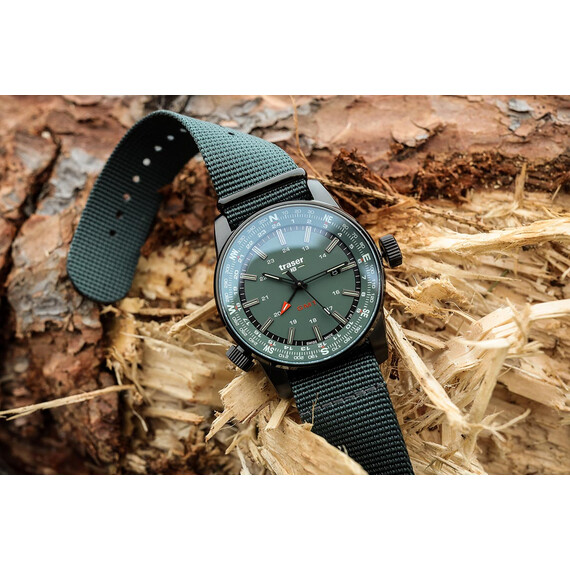 Pánské hodinky Traser P68 Pathfinder GMT Green 109035, Verze: zelená , 26 image