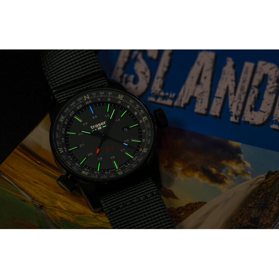 Pánské hodinky Traser P68 Pathfinder GMT Green 109035, Verze: zelená , 28 image
