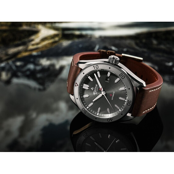 Pánské hodinky Alpina Alpiner 4 Automatic AL-525G5AQ6, Verze: hnědá , 4 image